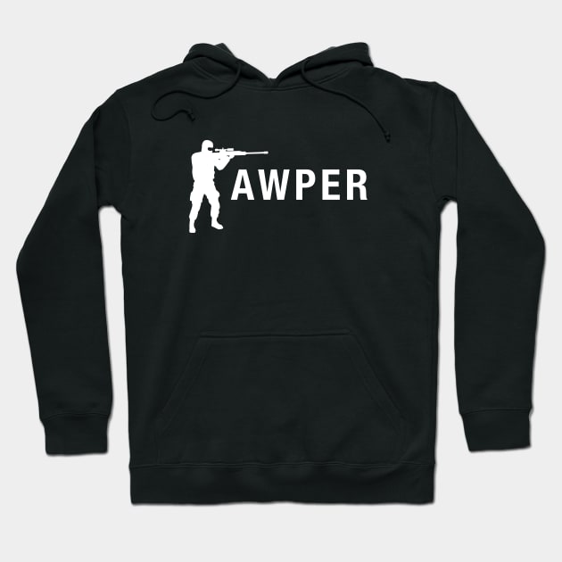 Sniper Awper CSGO PUBG Inspired Gaming Hoodie by pixeptional